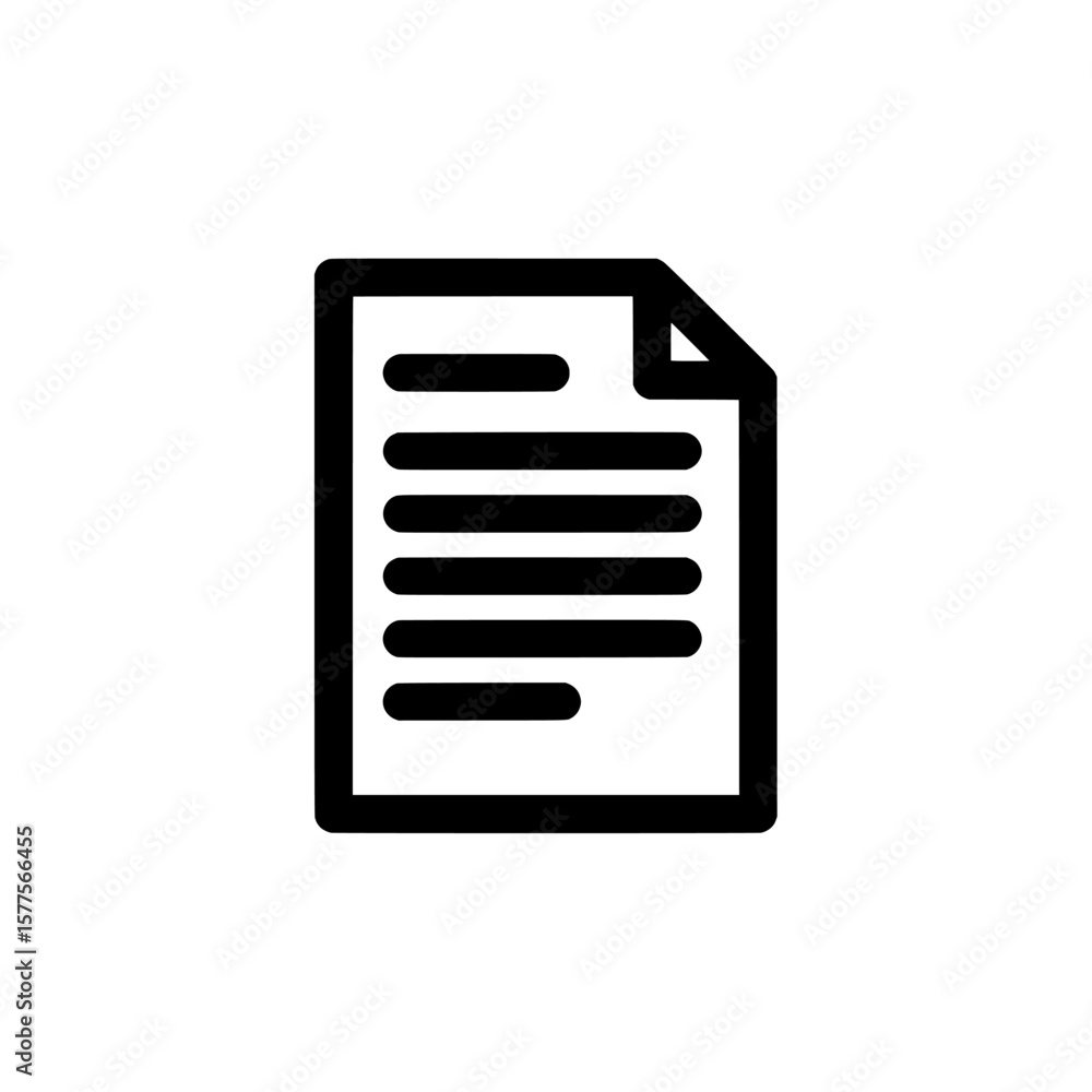 Poster document with text lines for report or note purposes