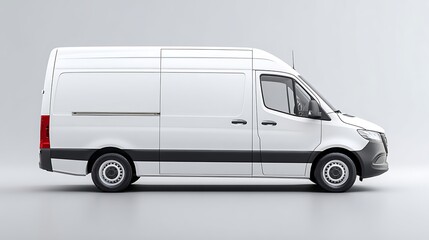 White Van Side View