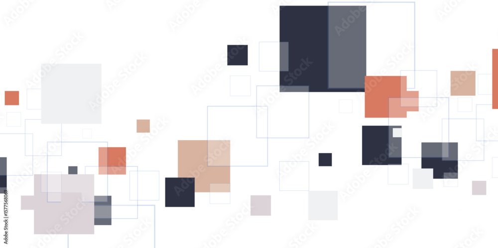 Aufkleber abstract squares background multicolor textured design geometric shape. modern flat abstract line ar