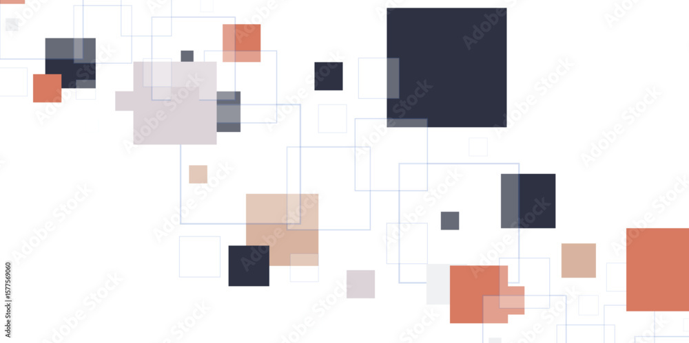 Poster abstract squares background multicolor textured design geometric shape. modern flat abstract line ar