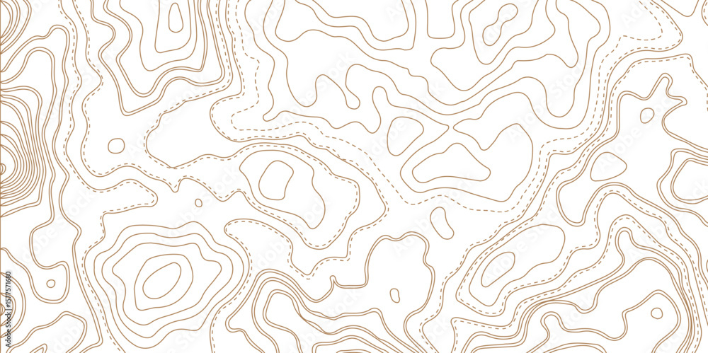 Aufkleber the grey on white contours vector topography stylized height of the lines. the concept of a conditio