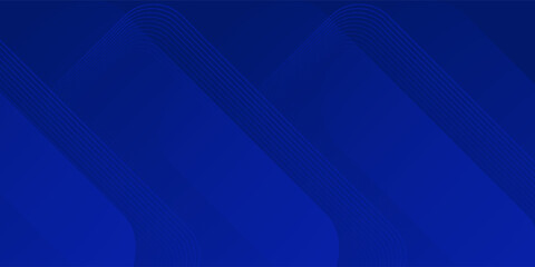 Obraz premium Abstract blue background. Modern simple blue geometric design. Minimal shapes. Suit for booklet, brochure, banner, poster, website, flyer, cover, corporate, backdrop. Vector illustration