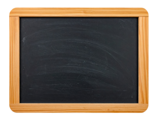 blank blackboard back to school design cutout path clipping isolated on transparent png