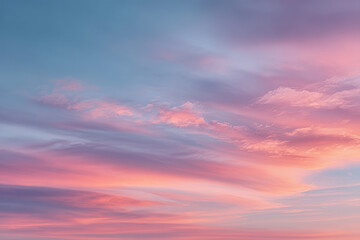Obraz premium breathtaking sky gradient showcasing vibrant hues of blue pink and purple at twilight