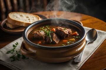 Oxtail Soup: Experience the Rich and Hearty Flavors of This Traditional United Kingdom Food, A Slow-Cooked Delight That Warms the Soul with Tender Meat and Deep Broth