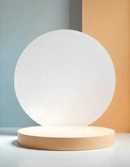 Podium and stage background