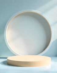 Podium and stage background