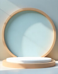 Podium and stage background