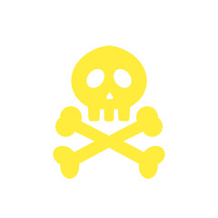毒マークのアイコン / Skull and Crossbones Danger Icon