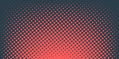 Halftone gradient. Dotted gradient, smooth dots spraying and halftones dot background seamless horizontal geometric pattern vector template set