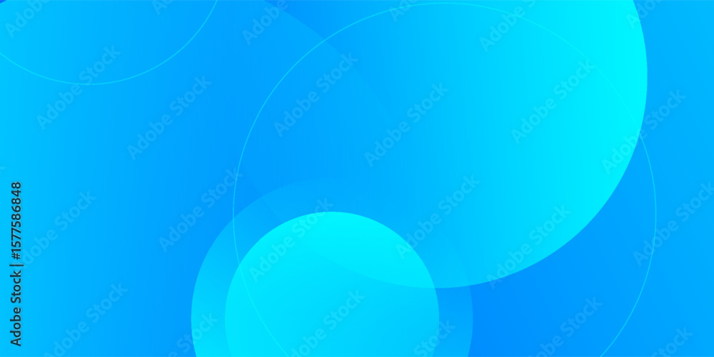 Poster abstract background with blue gradient. multi color circle background. dynamic shapes composition an
