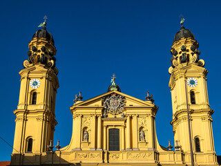 Obraz premium The Theatine Church of St. Cajetan in Munich, Germany