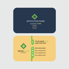 Modern business card design template