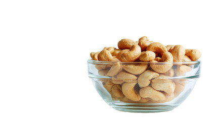 Fototapeta premium Healthy cashews and almonds in plate