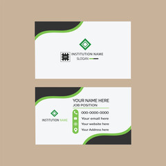 Business card template