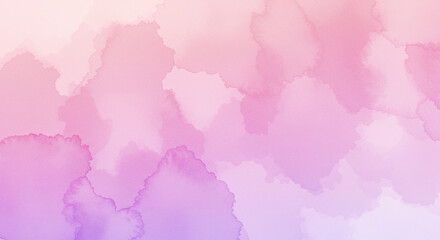 Obraz premium Abstract watercolor background with soft pink, purple, and white hues blending together in a gentle, diffused pattern.