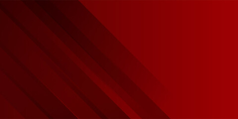 Obraz premium Red line with white architecture futuristic background minimal concept vector illustration subtle design.