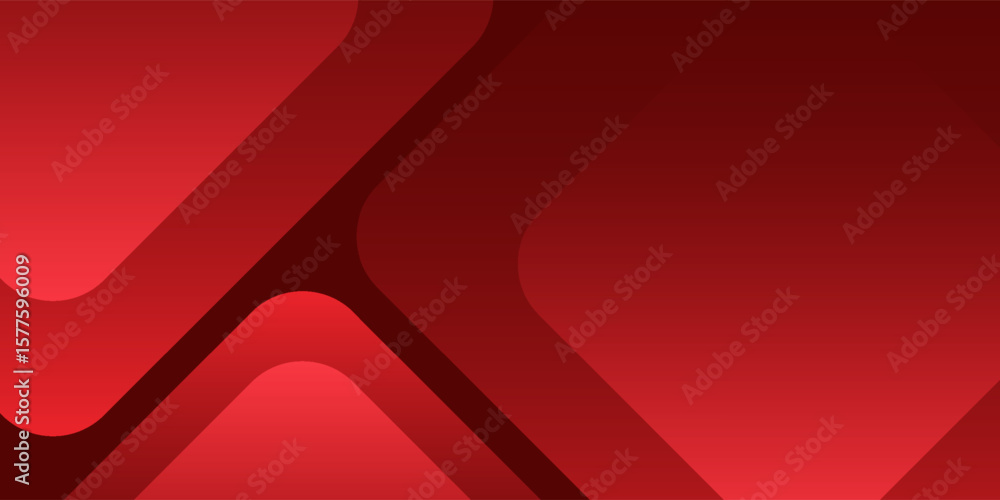 Poster red abstract background. dynamic shapes composition. eps10 vector
