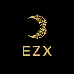 EZX Letter Initial Logo Design Template Vector Illustration