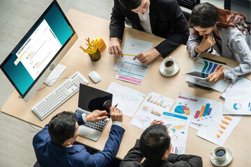 business people working together