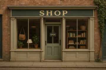 entrance of a shop