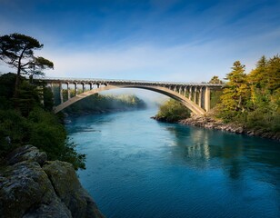 bridge over the river
