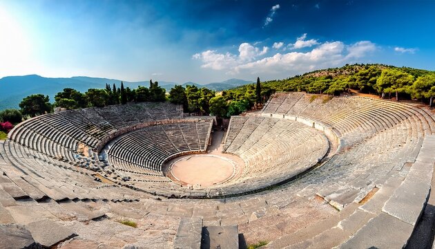 greece epidaurus ancient theatre europe