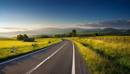 road in the countryside
