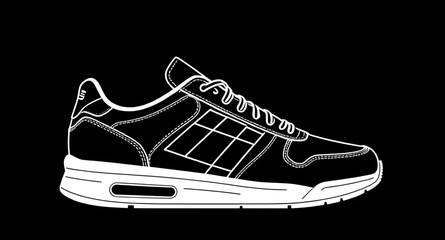  Fitness shoes artwork, Casual sneakers vector, Sportswear icon, Running sneaker vector, Modern sport shoes, Colorful athletic shoes, Sports fashion illustration, Isolated sports shoes, Track shoes ve