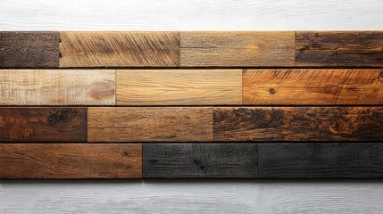 Wood planks texture various tones rustic background