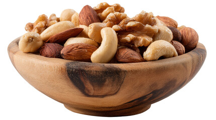 Fototapeta premium Healthy cashews and almonds in plate