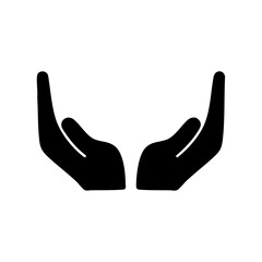 Obraz premium Two cupped hands symbolizing care and protection, appropriate for humanitarian, healthcare, support, and charity concepts or designs.