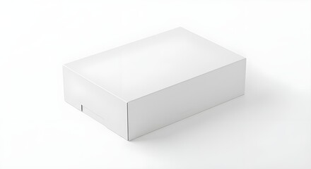 Naklejka premium white background box mockup
