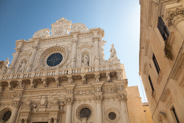 Holy cross basilica, Lecce, Italy