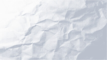 White сrumpled paper texture, halftone dot effect in monochrome tones. Grainy background, realistic pattern, vintage brown backdrop. Wrinkled surface with soft shadows and retro comic print style.