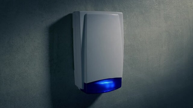 Security System Box On Wall
