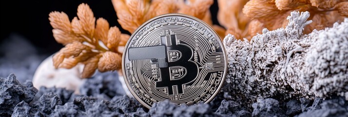 Cryptocurrency investment insights digital currency market image showcase modern environment close-up perspective financial growth concept