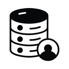 Have a look at this personal database glyph icon