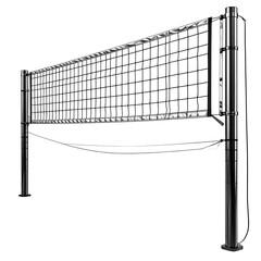 Volleyball net image black and white graphic design