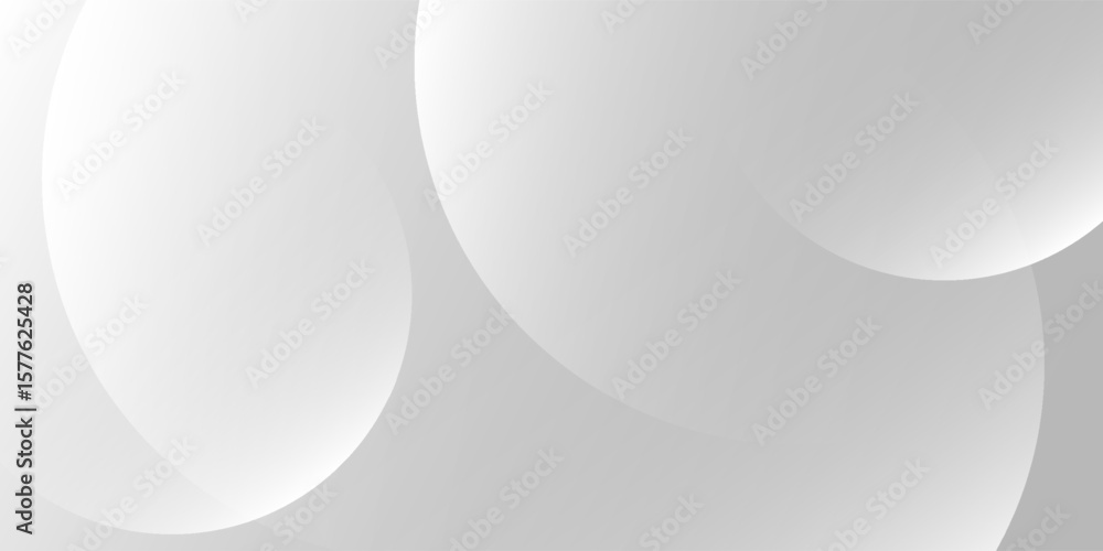 Poster a minimalist abstract background featuring overlapping curves and circular shapes in various shades 