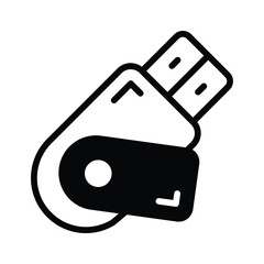 Get a glimpse of this USB port glyph icon
