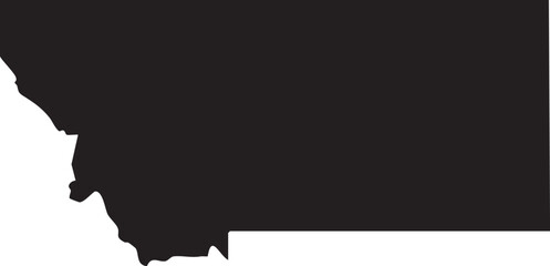 Montana Vector Map High Detail