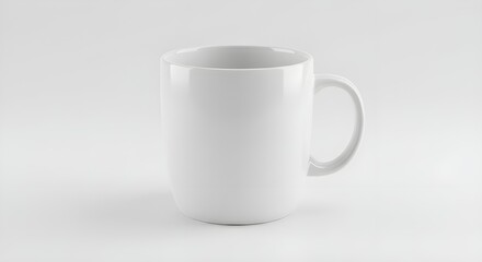 Fototapeta premium white background cup mockup