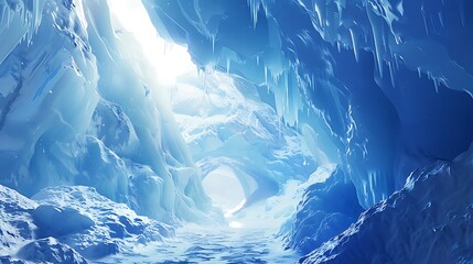 Explore icy crevasses and blue ice caves.
