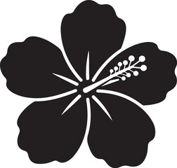 Black and white vector illustration of a flower , perfect for nature-inspired art and design elements