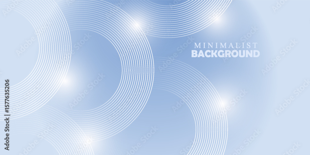 Poster Gradient abstract background with circular line patterns. Vector illustration.