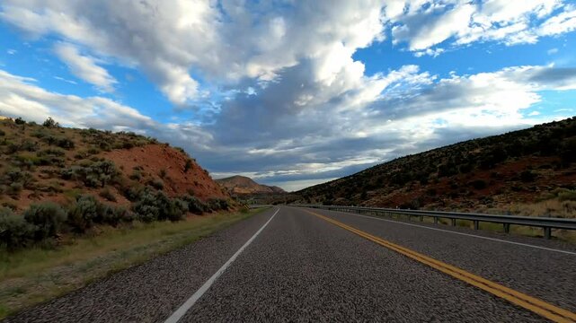 Utah Driving 11379 House Rock Valley Junction Paria Movie Set