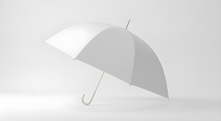 white background umbrella mockup