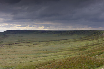 Typical landscape of Mangystau, Kazakhstan