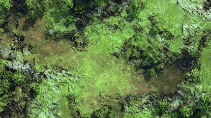 Obraz premium green and black wargame mat texture